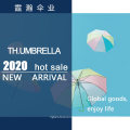 Wholesale 3 Fold Auto Open White Stripe Printing Promotion Gift Rain Umbrella